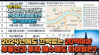 [부동산투자공부]20억 부동산 투자지역 & 부동산 매수매도 타이밍은?