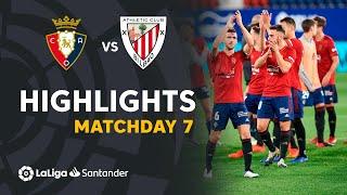 Highlights CA Osasuna vs Athletic Club (1-0)