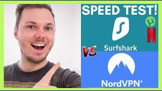 NordVPN Vs Surfshark VPN Speed Test!  Torrenting & US Netflix Live Speed Tests!  [2024]