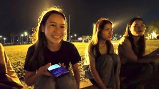 Breaking!! Beautiful & Lovely Cambodian University Girls At Night- Phnom Penh