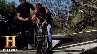 Swamp People: R.J. Takes On a 10-Footer (S7, E1) | History