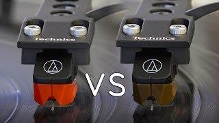 ATVM95ML vs ATVM95SH - Phono Cartridge Comparison - Microline vs Shibata Stylus - Vinyl