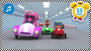 ️ POCOYO RACING! ️ [ 35 minutes ] | Nursery Rhymes & Baby Songs - Pocoyo