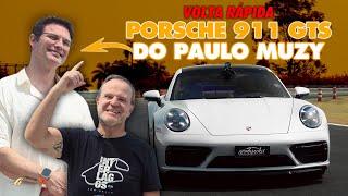 PORSCHE 911 DO PAULO MUZY NA VOLTA RÁPIDA! Rubinho acelera o GTS de 480 cv e dá dicas de pilotagem!