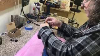 Installing tuners on a Rick Hayes Instruments Guitar