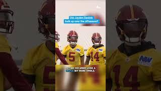 Did Jayden Daniels bulk up over the offseason? | NBC4 Washington