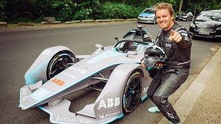 EXTREME RACECAR DONUTS ON THE STREETS OF BERLIN | NICO ROSBERG | eVLOG