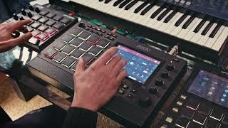 AKAI MPC LIVE 2 + MPC ONE + MPD218 Liveset Jam, Beat, Flexbeat, track mute  and FlavourPro mapping