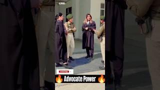 Police Attitude Vs Supreme Court Advocate Power  #motivation #law #lawyer #shorts #viral #advocate