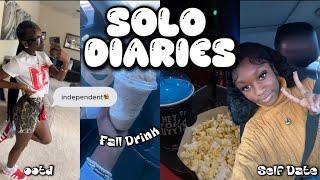 SOLO DIARIES 101 || Fall Edition || movies, self dates, starbies, maintenance, etc