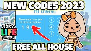 Unlock All House ️ Toca Life World | Free Code Toca Boca - with Proof 2023