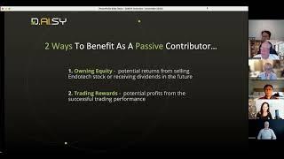 2 Ways to benefit as a passive contributor - Endotech Stock and Forex AI Trading Rewards from Daisy