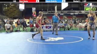 Junior 145 - Sam Davis (Washington) vs. Edwin Balcita (Maryland)