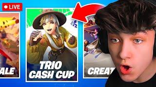 TRIO CASH CUP TOURNAMENT! (Fortnite Chapter 2)