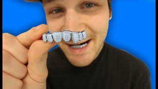 I Bought Moissanite Grillz For CHEAP! AS GOOD AS REAL DIAMONDS?!