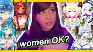 VTubers REACT to Shoe0nHead || Are Women Ok?