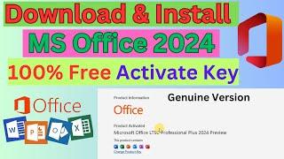 Download And Install MS Office 2024 From Microsoft |  Download Latest Office 2024