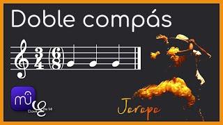  Doble indicación de compás: 3/4 (6/8) en MuseScore 4 - Joropo