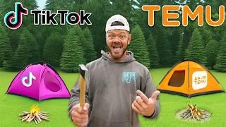 48hr Temu vs TikTok Shop Survival Camping Challenge!