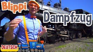 Blippi Deutsch - Blippi erkundet einen Dampfzug | Abenteuer und Videos für Kinder