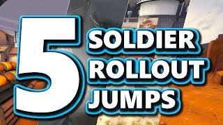 TF2: How to Do 5 Awesome Rollout Jumps - Soldier Guide