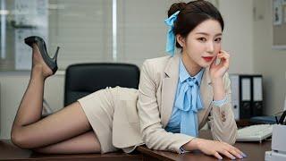 She is wearing office attire 12 | K-LookBook