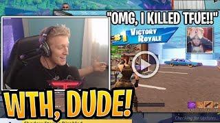 Tfue Reacts to Little Kid CRYING and Freaking Out After Killing Tfue! - Fortnite Moments