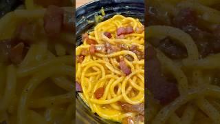 PASTA ALLA CARBONARA  #shorts #carbonara