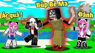 MỀU THỬ THÁCH 24GIỜ GIẢI CỨU CHỊ PANDA KHỎI BÀ KẸ BÚP BÊ TRONG MINECRAFT*REDHOOD TIÊU DIỆT MA BÚP BÊ