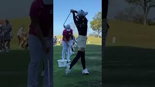 김하늘프로 다운스윙에 주목강력한 골반 움직임예쁜여자골퍼 Great swing#golf #shorts 김하늘프로 #후아유골프tv #골프 #골프레슨