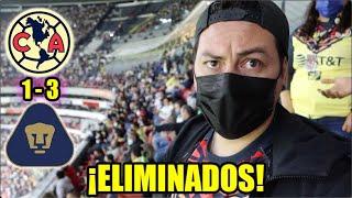 ¡ELIMINADOS! Desde el Azteca América 1-3 Pumas