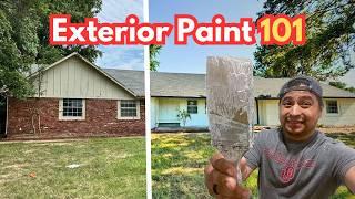 Fast Exterior Paint Overview on a House Flip