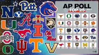 College Football AP Top 25 Poll *UPDATED* for Week 9