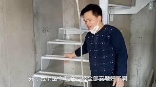 钢木楼梯，公寓楼的最佳选择，经济实惠，美观又牢固，省心又省力