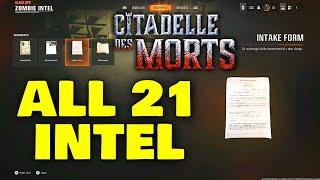 All 21 Intel Locations Guide on Citadelle Des Morts in Black Ops 6 Zombies!  Intel Radios Audio Logs