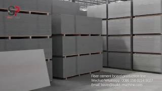 Fiber cement board making plant