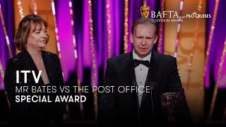 ITV is awarded the BAFTA Special Award for commissioning Mr Bates Vs The Post Office | BAFTA