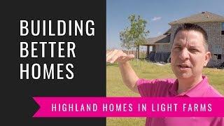 Building a Highland Home at Light Farms in Celina Tx • Bricking