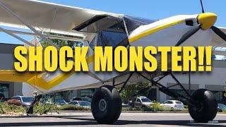 Shock Monster Landing Gear and T3 Tailwheel Upgrade - Lift Kit for an Airplane #liftkit #suspension