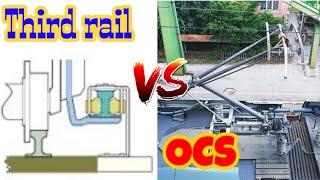 ระบบการจ่ายไฟฟ้าให้กับขบวนรถไฟฟ้า(Third rail & OCS)