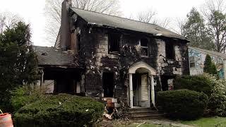 One Family Home Destroyed by Fire on N. Martine Avenue in Fanwood