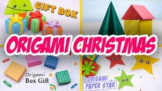 [LIVE] 04 Easy origami for Christmas ️ Cute papercraft for Christmas | GIFT BOX, CHRISTMAS TREE..