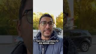 Job Seeker Visa Requirements | Find a Job in Europe from India | Sandeep Khaira Quick Tips