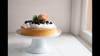 Brown Butter Genoise Sponge Cake from Zoë Bakes Cakes