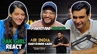 Pakistani Reaction On AIR INDIA CUSTOMER CARE |Stand up comedy by Gaurav Gupta