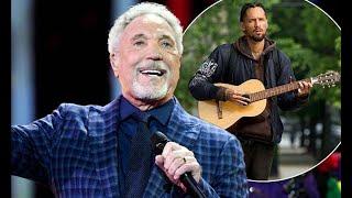 The Homeless Love Child of Tom Jones Sings Delilah While Busking