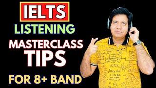 IELTS Listening Masterclass Tips For 8+ BAND By Asad Yaqub