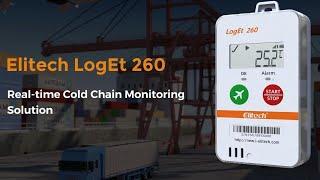 Elitech New Launched Reusable Real-time Temperature Humidity Data Logger LogEt-260