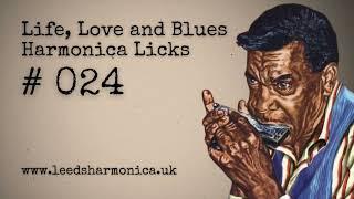 (024) life, Love and Blues Harmonica Licks (Shuffle lick with flutter)