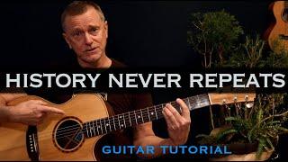 History never repeats Split Enz guitar lesson tutorial